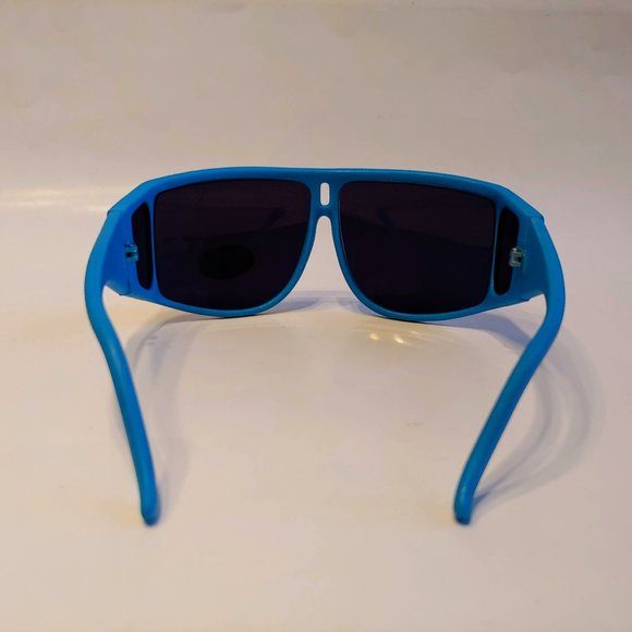 (NWT) Vintage 90's Wrap Around Sun Shield Sport Sunglass (M.Royal Blue) - Picture 3 of 4